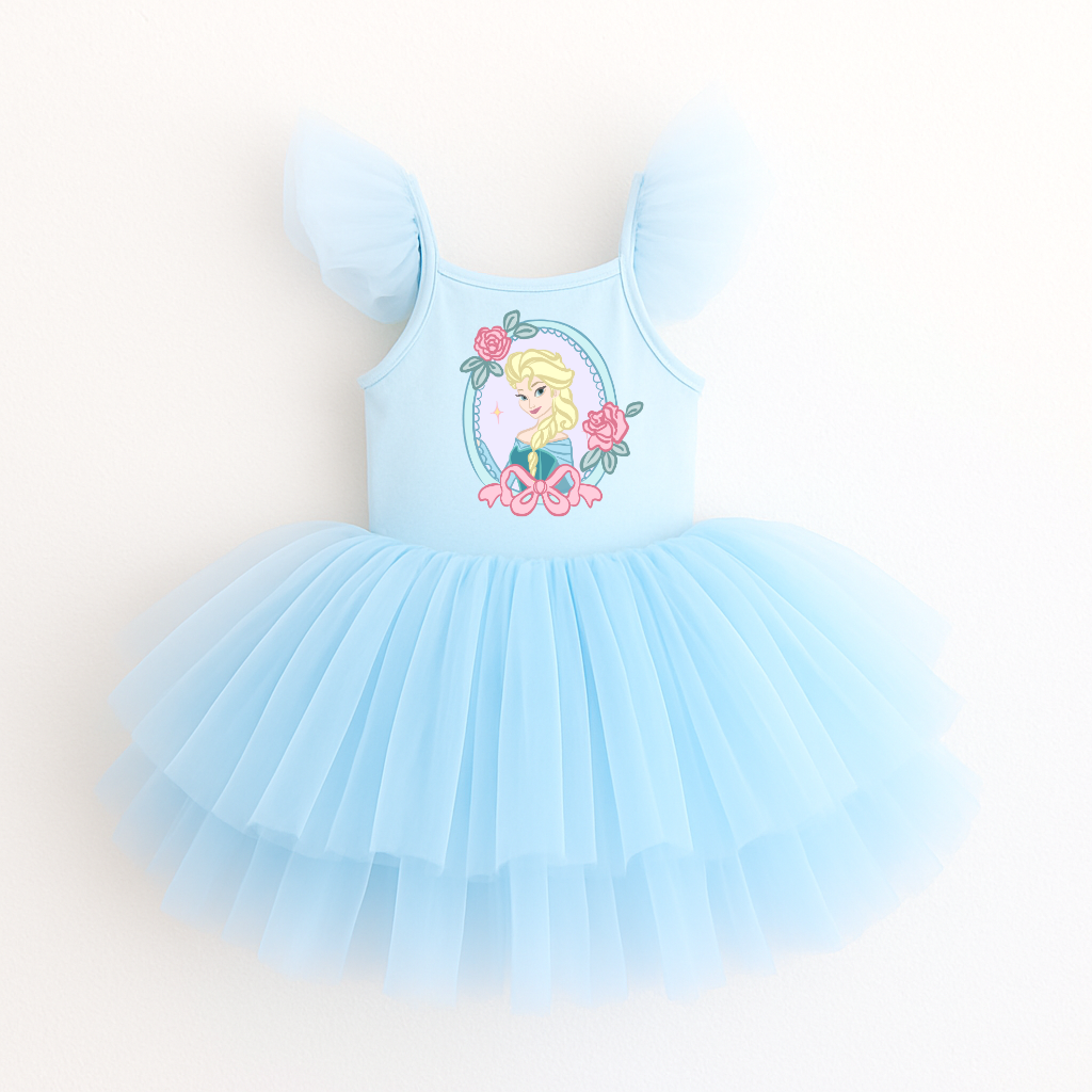 Snow Queen Ballerina Dress for Valentines Day