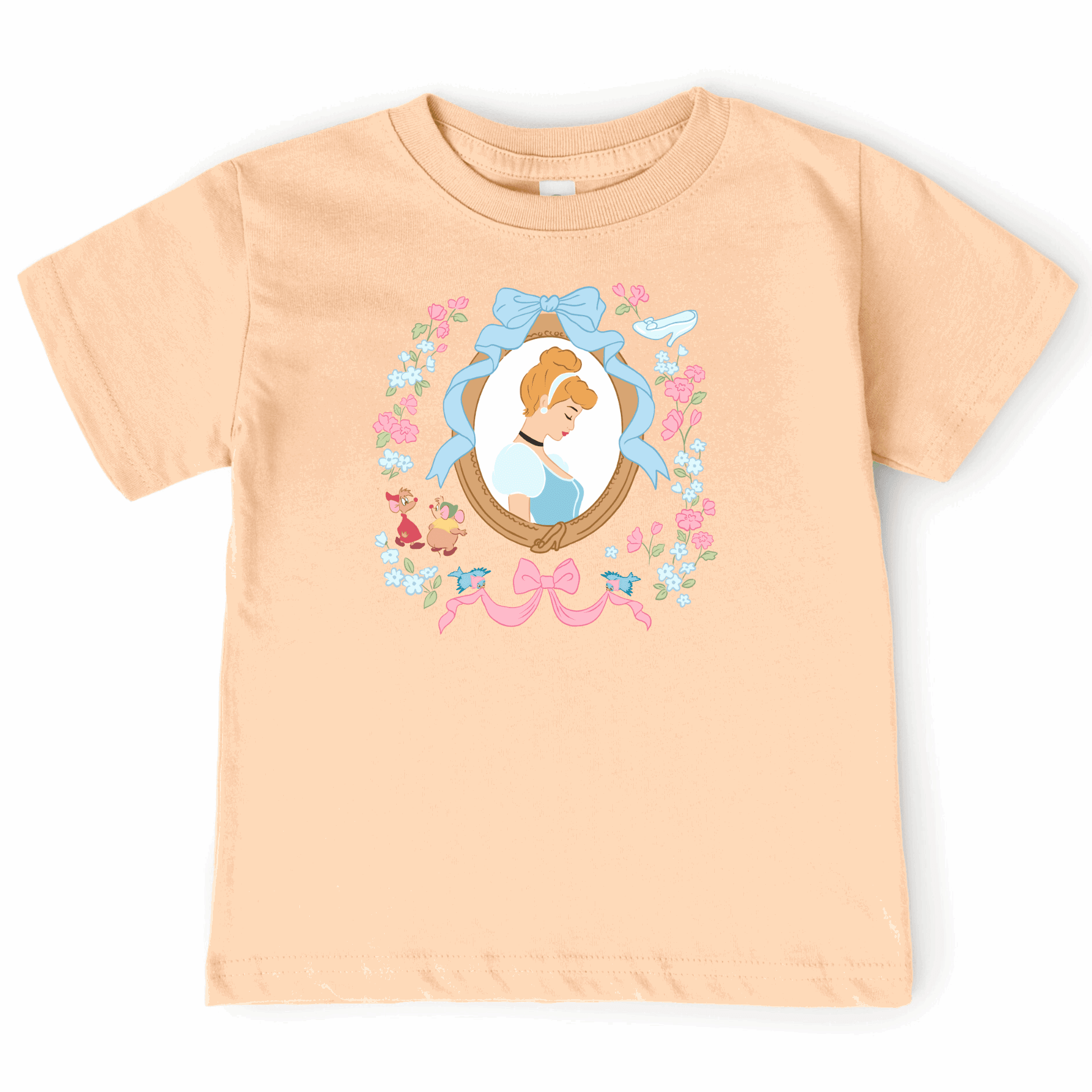 Glass Slipper Princess T-Shirt featheredbreaths
