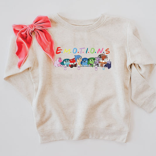 EMOTIONAL SUPPORT CREWNECK SWEATER KIDS & ADULT-multiple colors