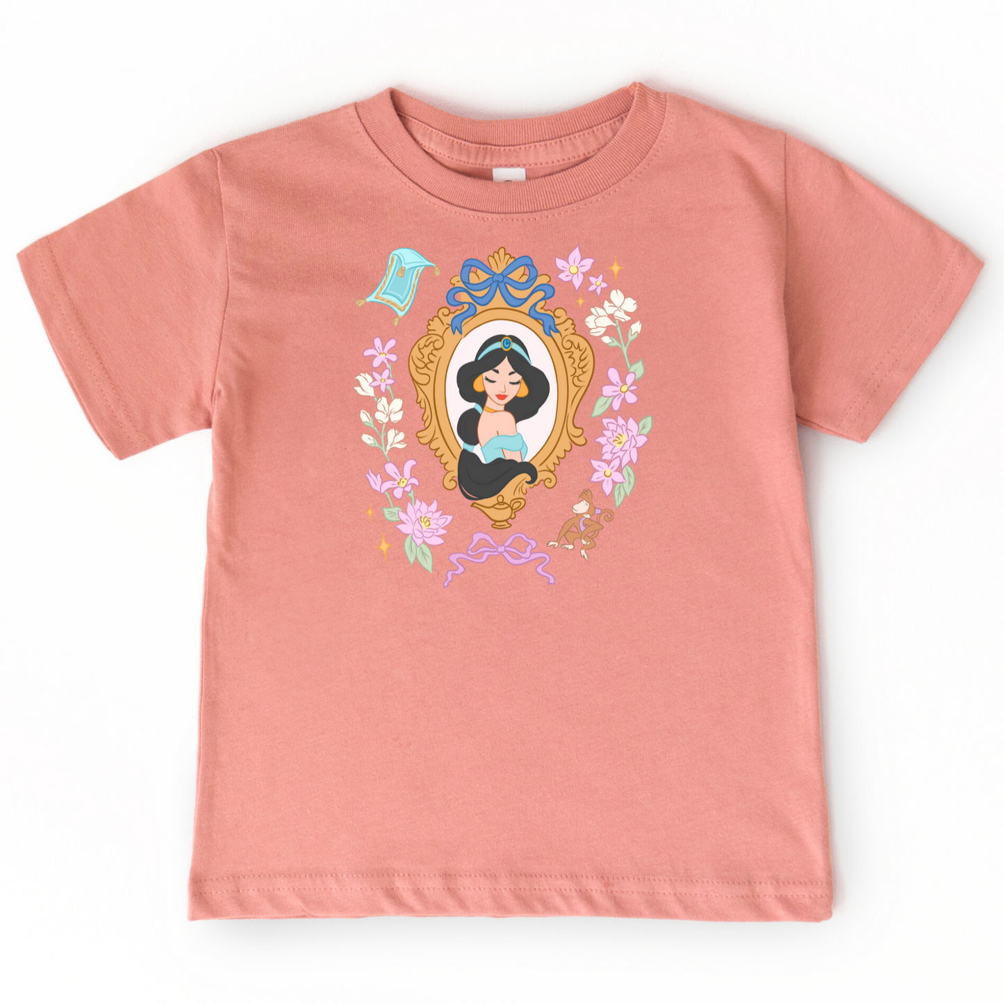 A WHOLE NEW WORLD PRINCESS COQUETTE KIDS & ADULT TEE-multiple colors