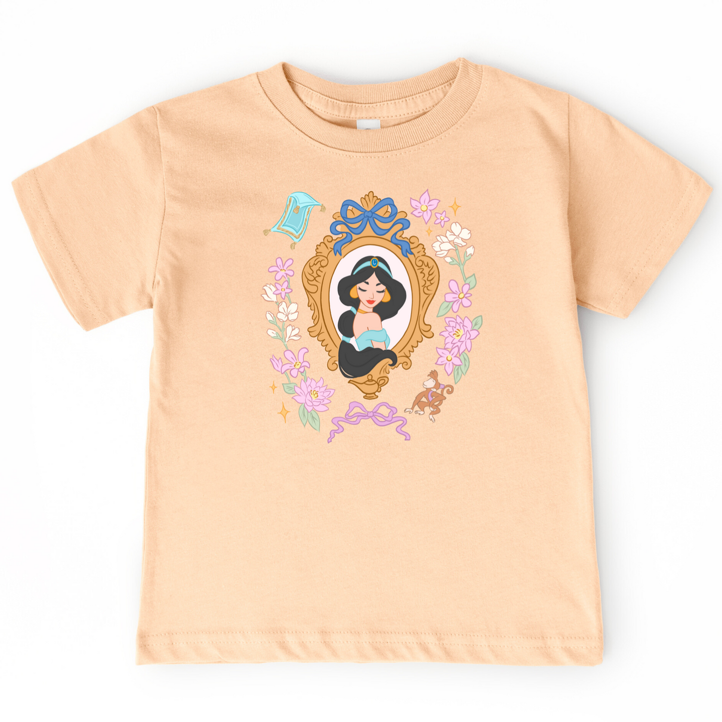 A WHOLE NEW WORLD PRINCESS COQUETTE KIDS & ADULT TEE-multiple colors