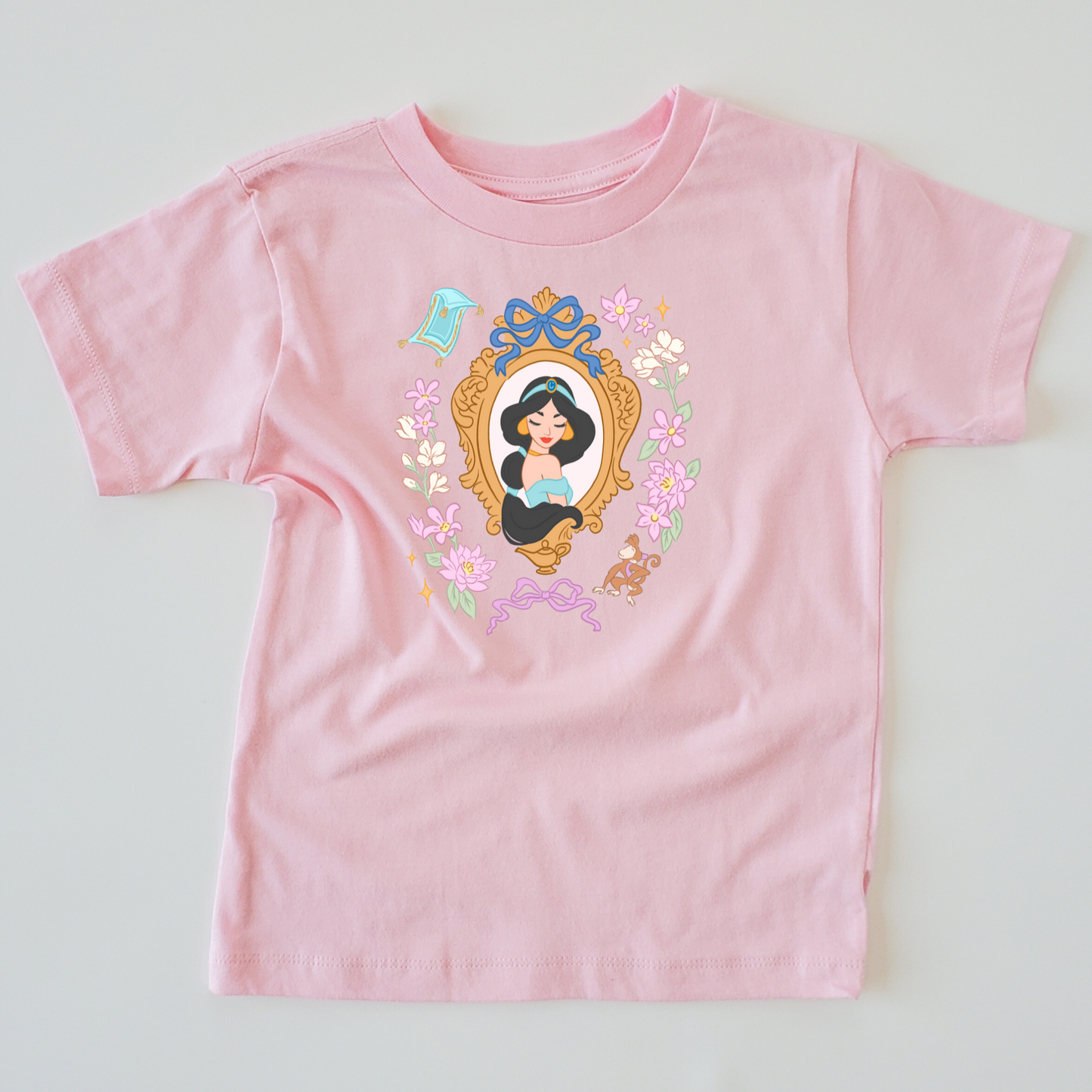 A WHOLE NEW WORLD PRINCESS COQUETTE KIDS & ADULT TEE-multiple colors