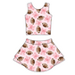 Football Girly Athletic Two Piece Set