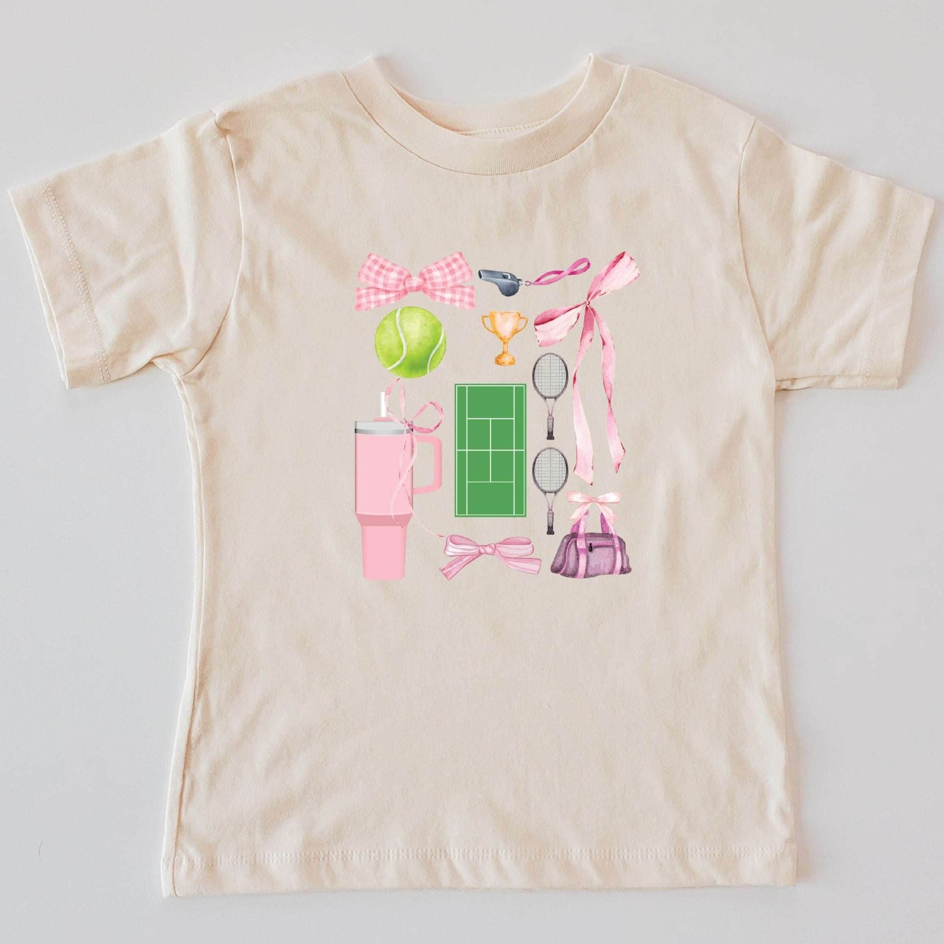 Tennis T-Shirt for girls mltiple colors featheredbreaths