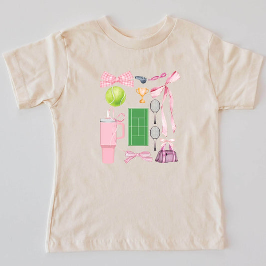 Tennis T-Shirt for girls mltiple colors featheredbreaths