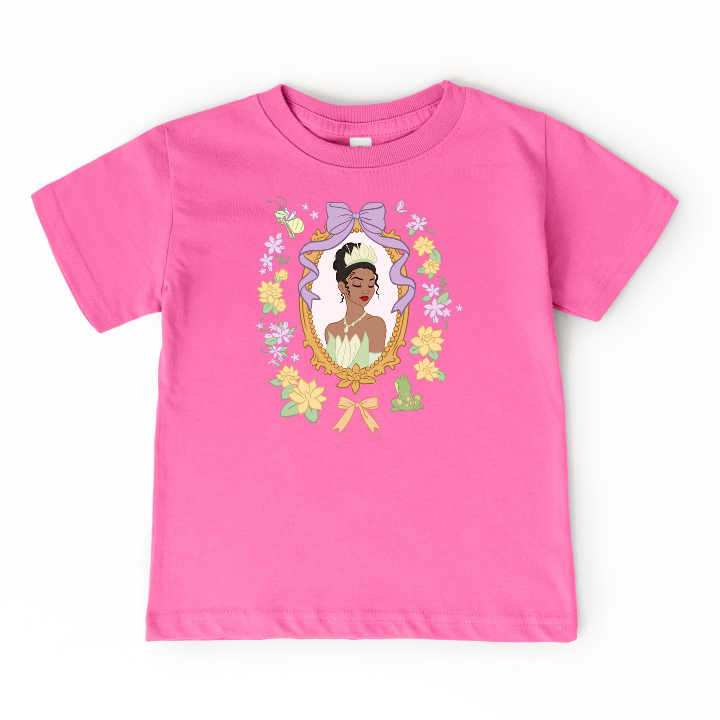 DARLING TIANA PRINCESS COQUETTE KIDS & ADULT TEE-multiple colors