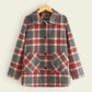 Plaid Peacoat Jacket for Stylish Winter Fashion featheredbreaths