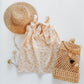 Marigold Tie-Back Sundress - Summer Floral Dress featheredbreaths