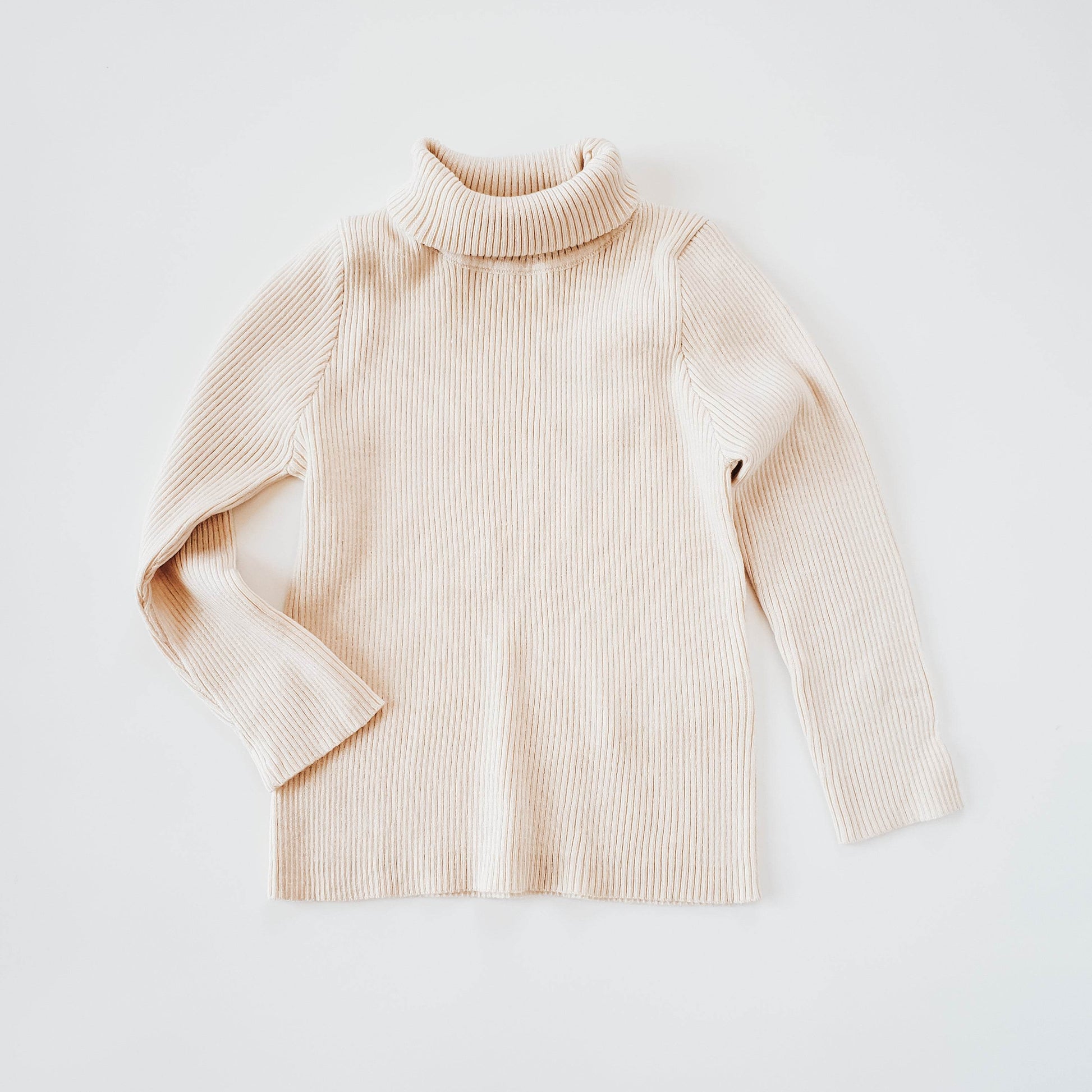 Ribbed Turtleneck Sweater - Cozy Knit Fashion Top featheredbreaths