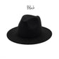 Black classic brim kids' hat with wide flat brim, stylish children’s accessory