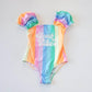 Beach Vibes Girls Swimsuit for Summer Fun and Style featheredbreaths