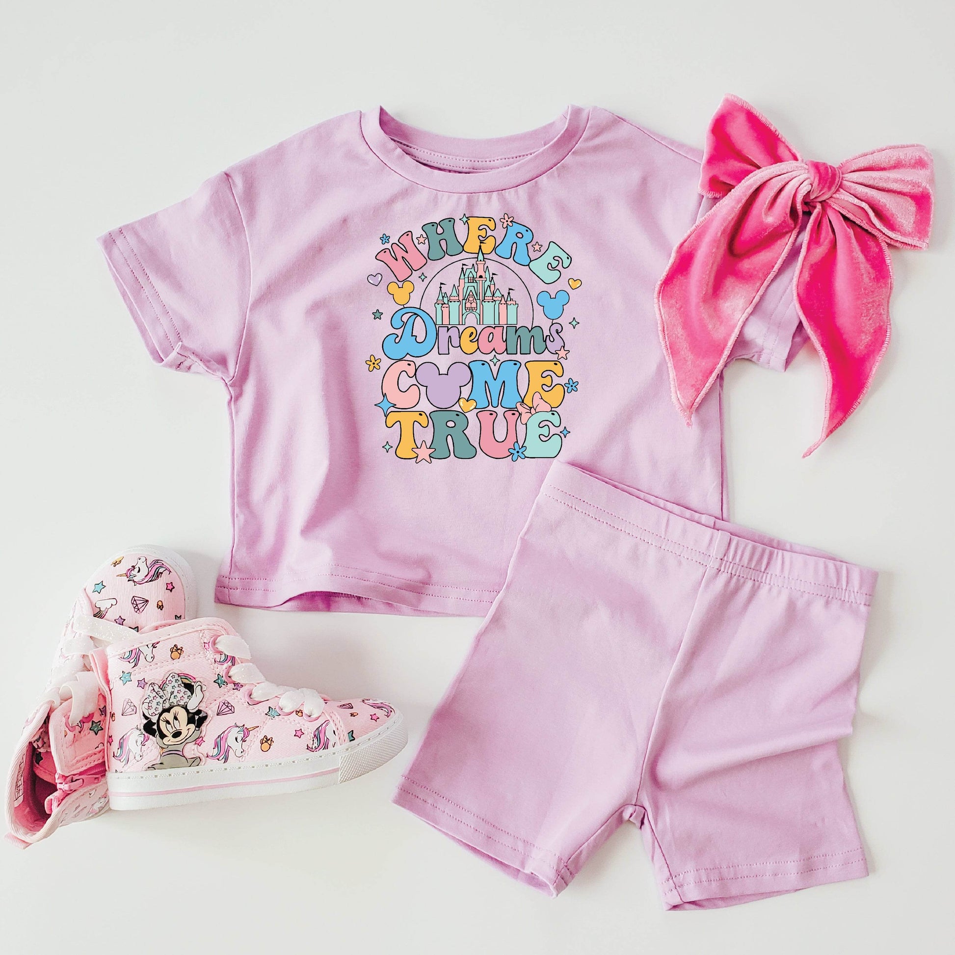 Where Dreams Come True Kids Two-Piece Outfit featheredbreaths