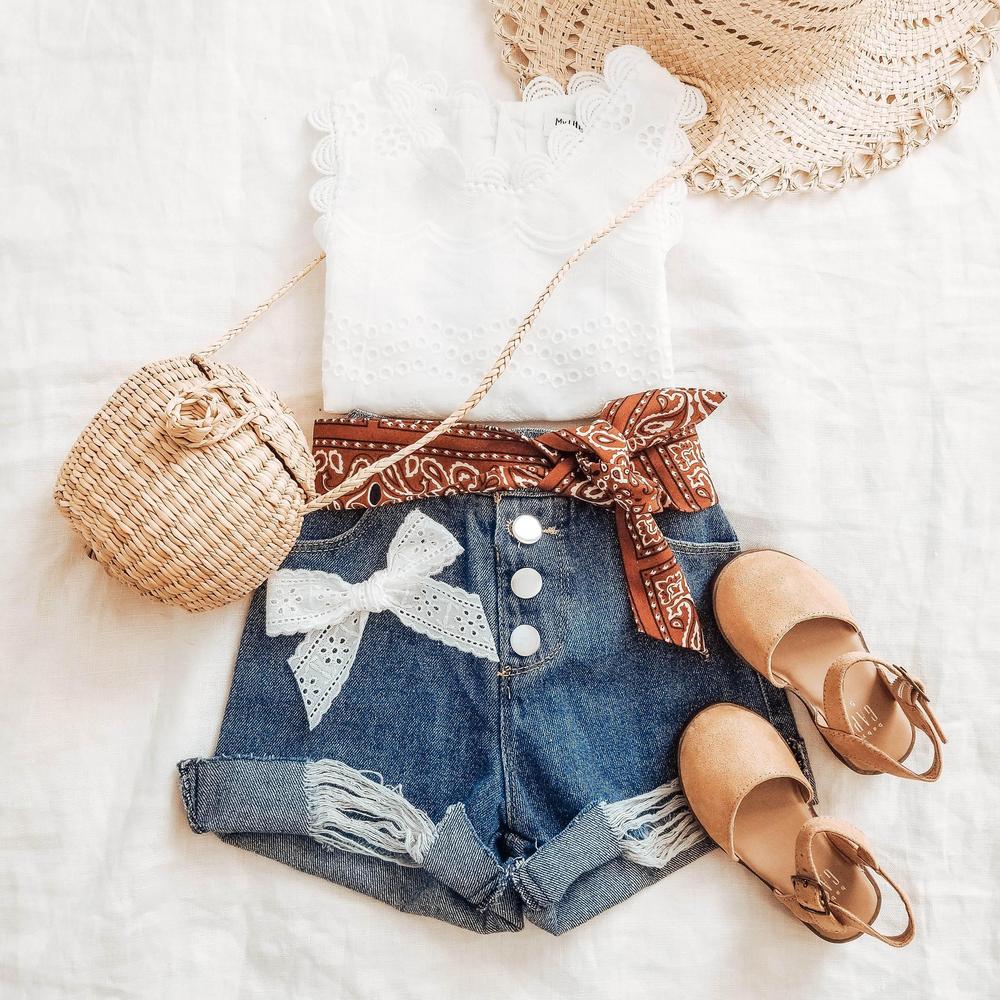 Denim Cut-Off Shorts Collection - Stylish and Trendy Denim Cut-Off Shorts featheredbreaths