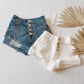 Denim Cut-Off Shorts Collection - Stylish and Trendy Denim Cut-Off Shorts featheredbreaths