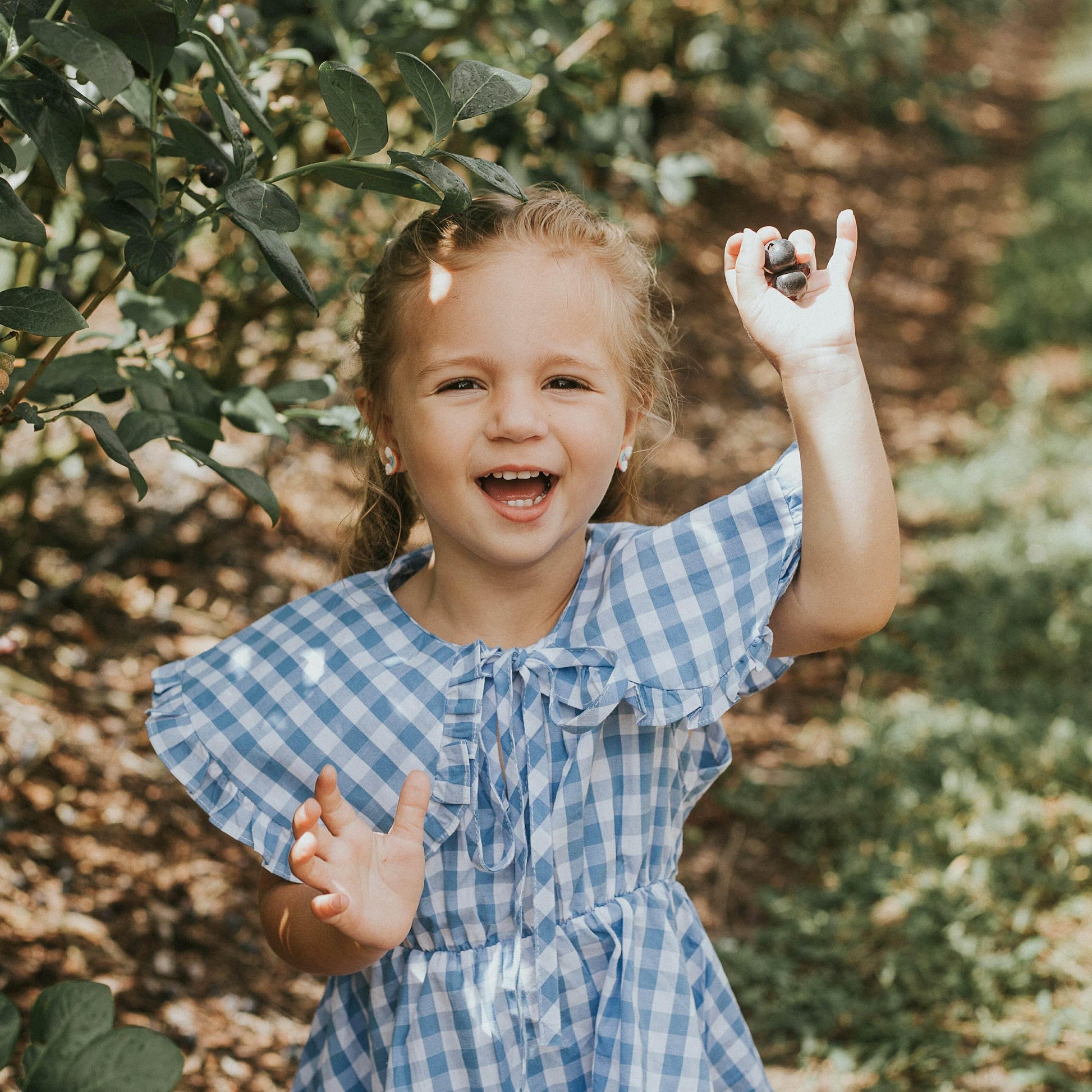 Gingham Dress Collection for Kids Toddler Dress Girls Gingham Feathered Breaths
