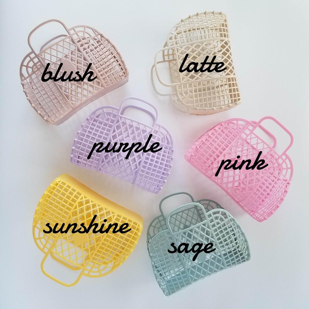 Jelly Basket Collection Purse - Stylish and Trendy Handbag for Every Occasion featheredbreaths