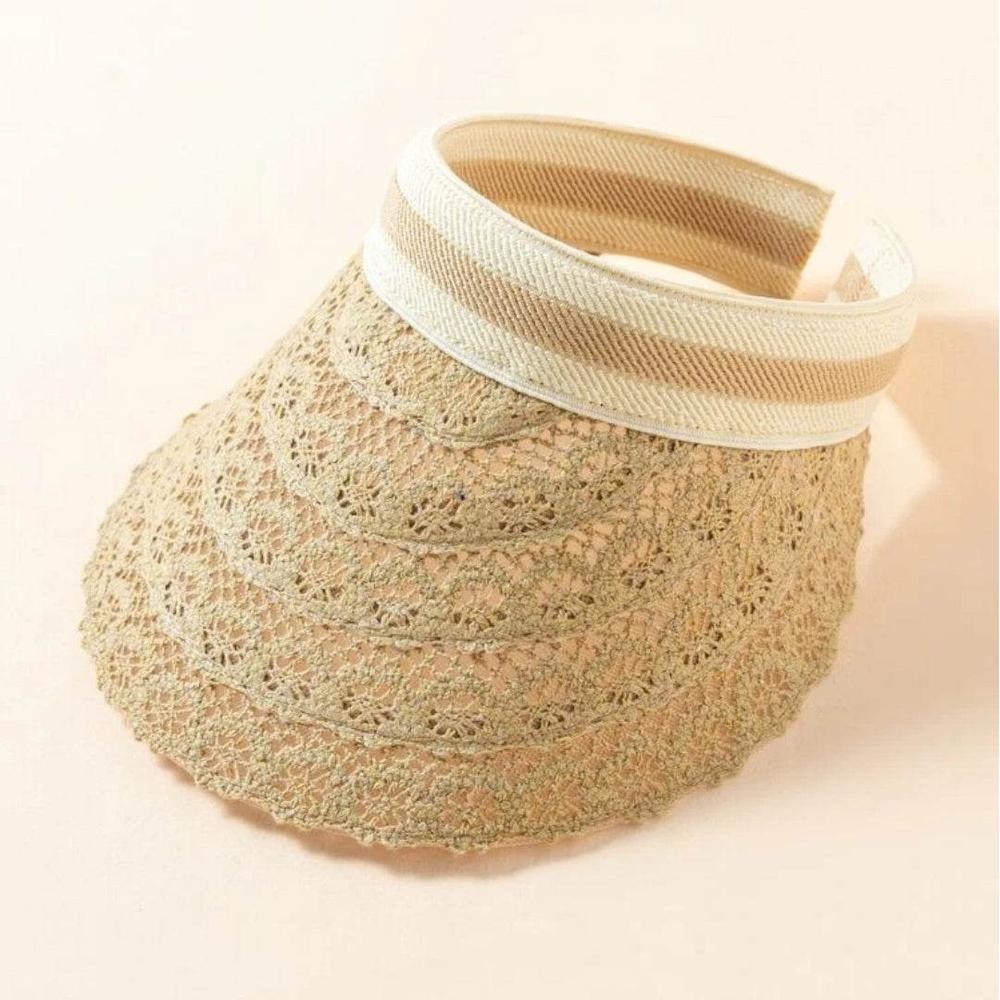 Kids Lace Visors - Stylish Sun Protection for Children featheredbreaths