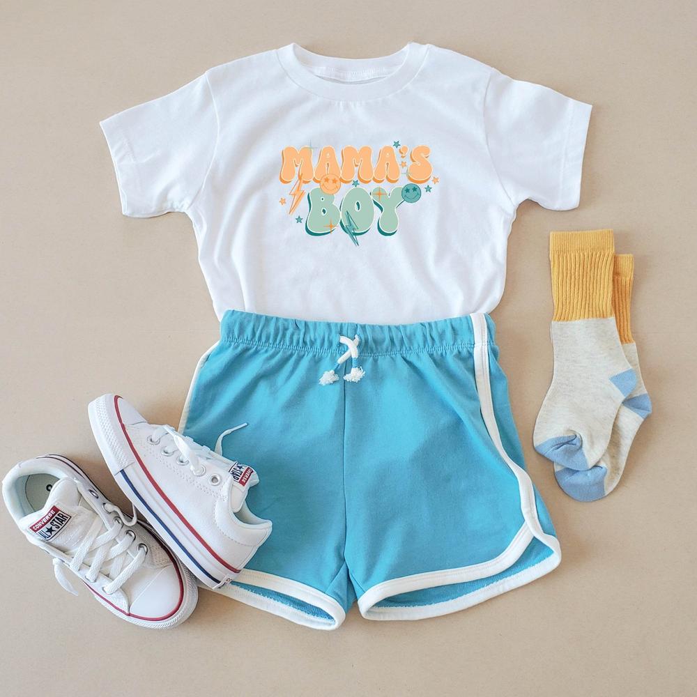 Mama's Boy T-Shirt Onesie for Kids - Adorable Baby Apparel featheredbreaths