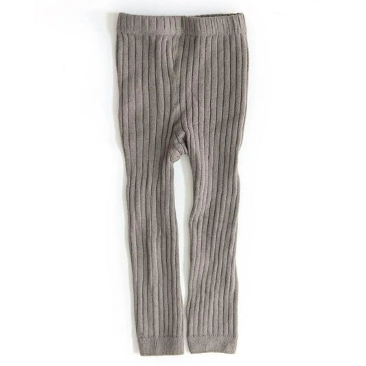 Ribbed Leggings for Infant Girls - Comfortable and Stylish Baby Leggings featheredbreaths