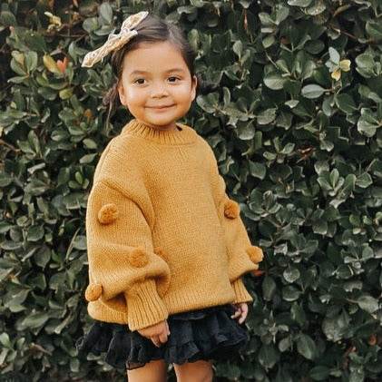 Oversized Snuggly PomPom Sweater for Ultimate Comfort and Style featheredbreaths